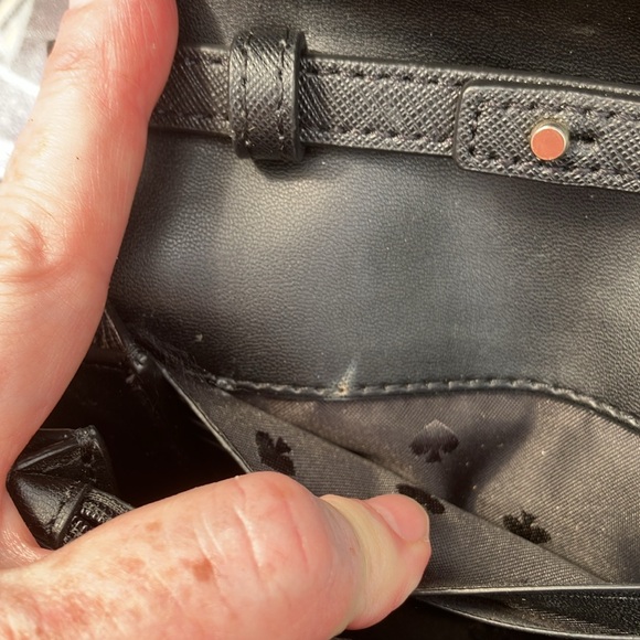 Kate Spade Black Staci Flap Front Crossbody - Picture 9 of 11